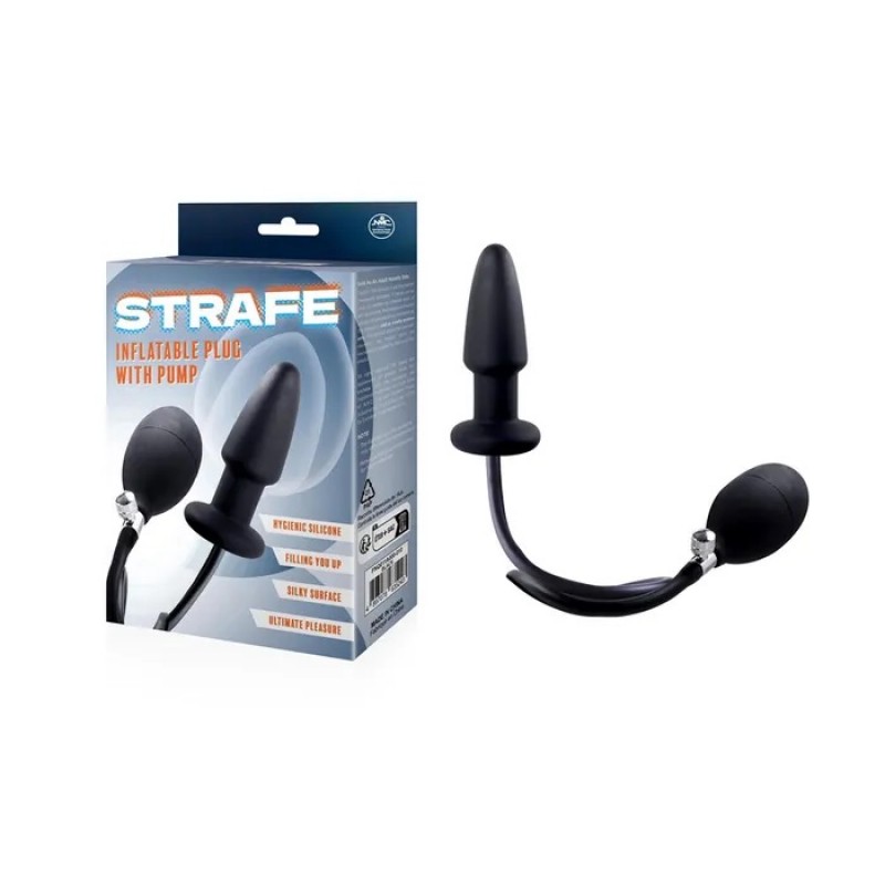 Strafe Inflatable Butt Plug with Pump